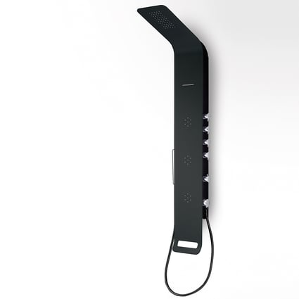 Στήλη Ντους-Υδρομασάζ Icos Astrea Black  Matt